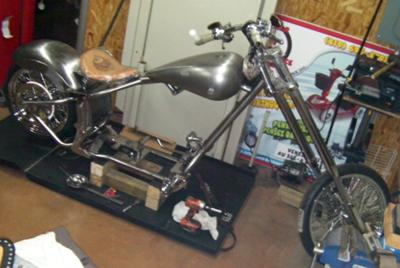 pro street chopper rolling chassis